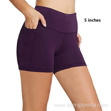 high waist yoga gym short pant fashion wear